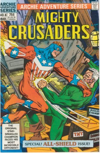 The Mighty Crusaders, Vol. 2 "Flaky Puff" (Isn't Sweet) |  Issue#6 | Year:1984 | Series: Mighty Crusaders | Pub: Archie Comic Publications |