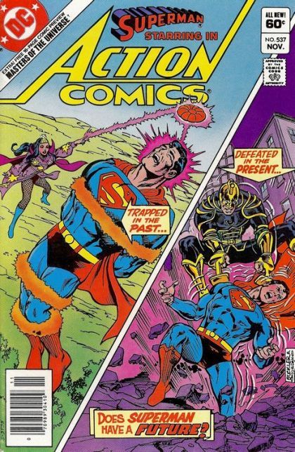 Action Comics, Vol. 1 ...Half A Superman! / Something Fishy! |  Issue#537B | Year:1982 | Series:  | Pub: DC Comics | Newsstand Edition