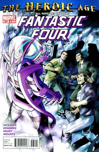 Fantastic Four, Vol. 3 The Heroic Age - When Everything's Lost, The Battle Is Won... |  Issue#581A | Year:2010 | Series: Fantastic Four | Pub: Marvel Comics | Alan Davis Regular