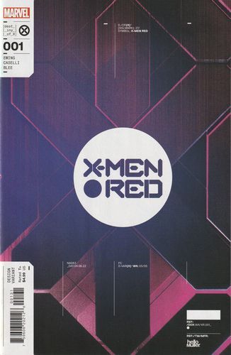 X-Men: Red, Vol. 2  |  Issue#1C | Year:2022 | Series: X-Men | Pub: Marvel Comics | Tom Muller Incentive Design Variant (1:10)