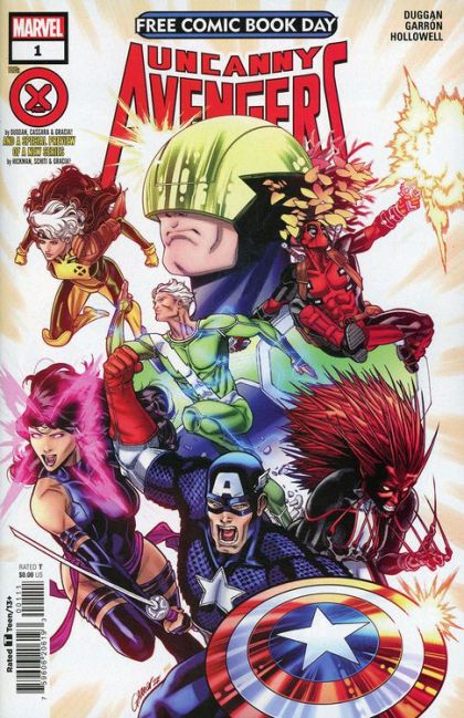 Free Comic Book Day 2023 (The Avengers / X-Men) Prescribed Burn / Controlled Demolition / G.O.D.S. |  Issue#1 | Year:2023 | Series:  | Pub: Marvel Comics | Javier Garrón Regular