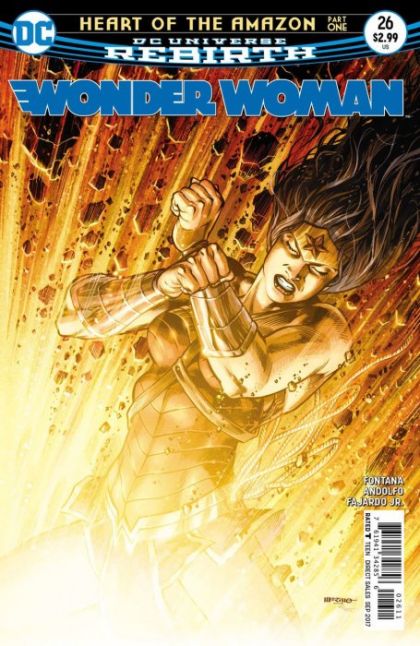 Wonder Woman, Vol. 5 Heart of the Amazon, Part One |  Issue#26A | Year:2017 | Series: Wonder Woman | Pub: DC Comics | Jesus Merino Regular