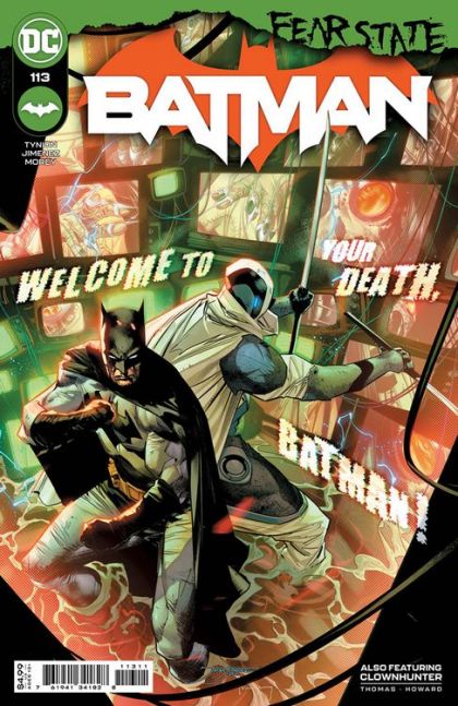 Batman, Vol. 3 Fear State, Fear State Part 2 / Clown-Hunter Part 2 |  Issue#113A | Year:2021 | Series: Batman | Pub: DC Comics | Jorge Jimenez Regular Cover