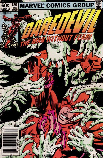 Daredevil, Vol. 1 The Damned |  Issue#180B | Year:1982 | Series: Daredevil | Pub: Marvel Comics | Newsstand Edition