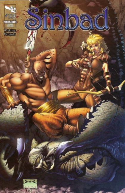 1001 Arabian Nights: The Adventures of Sinbad Sinbad and the City of the Dead, Sinbad and the City of the Dead |  Issue#10 | Year:2009 | Series:  | Pub: Zenescope Ent. | Joe Benitez Regular