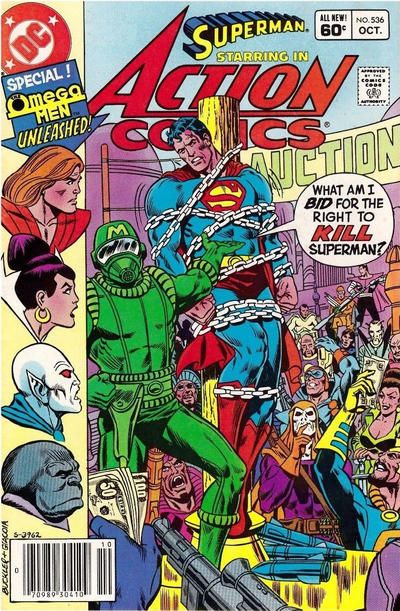 Action Comics, Vol. 1 Battle Beneath the Earth! / I Talk to the Seas, But They Don't Listen to Me! |  Issue#536B | Year:1982 | Series:  | Pub: DC Comics | Newsstand Edition