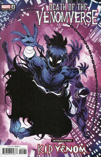 Death of the Venomverse  |  Issue#2F | Year:2023 | Series:  | Pub: Marvel Comics | Luciano Vecchio Kid Venom Variant