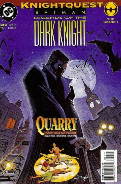 Batman: Legends of the Dark Knight Knightquest: The Search - Quarry, Part 1 |  Issue#59A | Year:1994 | Series:  | Pub: DC Comics | Direct Edition