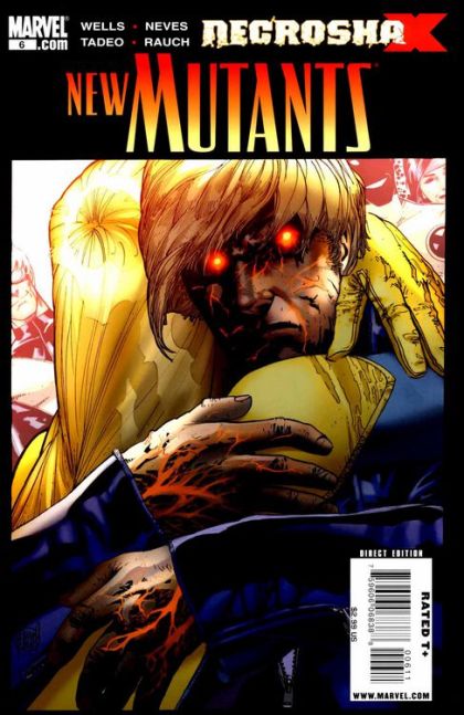 New Mutants, Vol. 3 Necrosha - Chapter 1: Dead Language |  Issue#6A | Year:2009 | Series: New Mutants | Pub: Marvel Comics | Adam Kubert Regular Cover