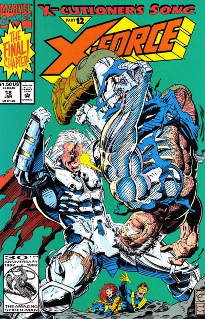 X-Force, Vol. 1 X-Cutioner's Song - Part 12: Ghosts In The Machine |  Issue#18A | Year:1992 | Series: X-Force | Pub: Marvel Comics