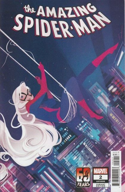 The Amazing Spider-Man, Vol. 6  |  Issue#2B | Year:2022 | Series: Spider-Man | Pub: Marvel Comics | Nicoletta Baldari Spider-Man Variant