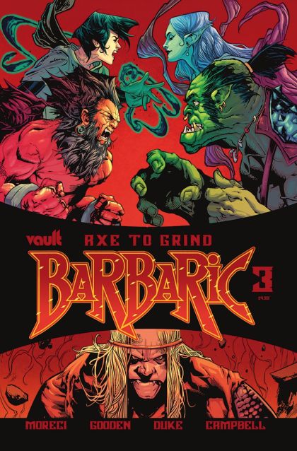 Barbaric: Axe To Grind  |  Issue#3A | Year:2022 | Series:  | Pub: Vault Comics | Nathan Gooden Regular