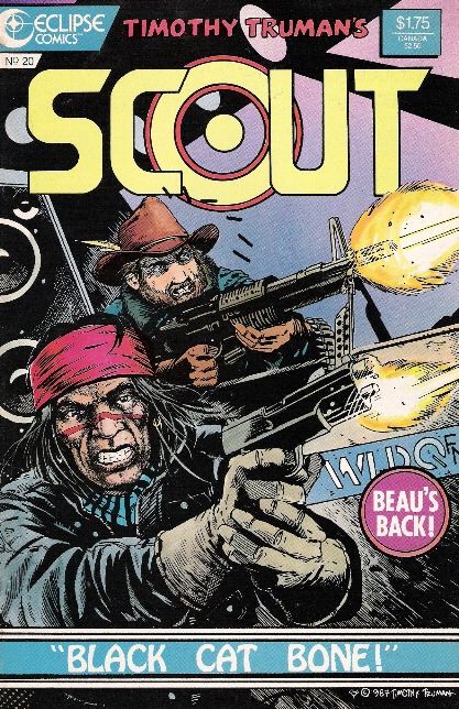 Scout Black Cat Bone; Poison In My Coffee |  Issue#20 | Year:1987 | Series:  | Pub: Eclipse Comics |