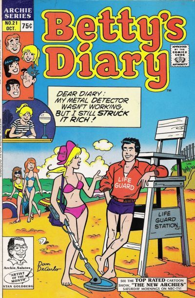 Betty's Diary  |  Issue#21A | Year:1988 | Series: Archie | Pub: Archie Comic Publications | Direct Edition