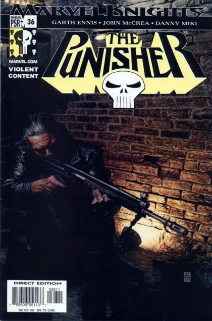 The Punisher, Vol. 6 Confederacy Of Dunces, Part 4 |  Issue#36A | Year:2003 | Series: Punisher | Pub: Marvel Comics | Direct Edition