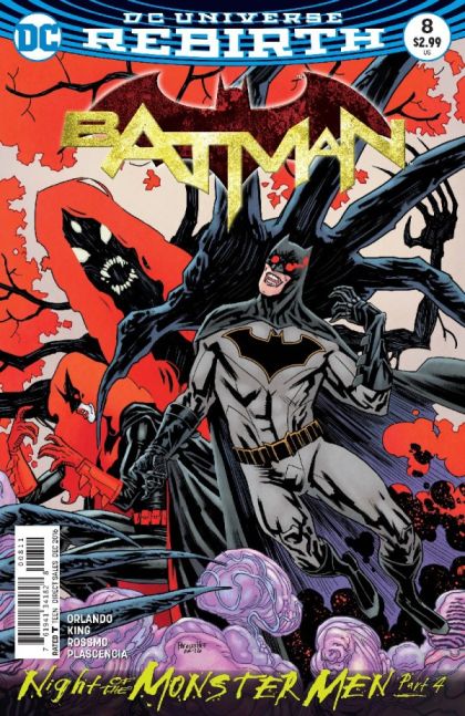 Batman, Vol. 3 Night of the Monster Men - Night of the Monster Men, Part 4 |  Issue#8A | Year:2016 | Series: Batman | Pub: DC Comics | Regular Yanick Paquette Cover