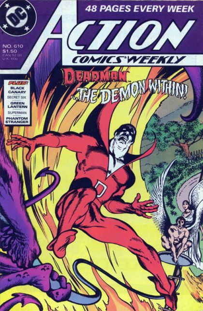 Action Comics, Vol. 1 Risky Business / Kenny and the Demon! / Catfight / Show & Tell / ...Another Man's Poison / Bitter Fruit, Part 2 |  Issue#610 | Year:1988 | Series:  | Pub: DC Comics |