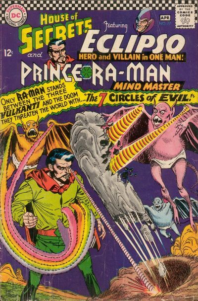 House of Secrets, Vol. 1 The Moon Creatures / Seven Circles Of Evil |  Issue#77 | Year:1966 | Series: Horror Anthology | Pub: DC Comics |