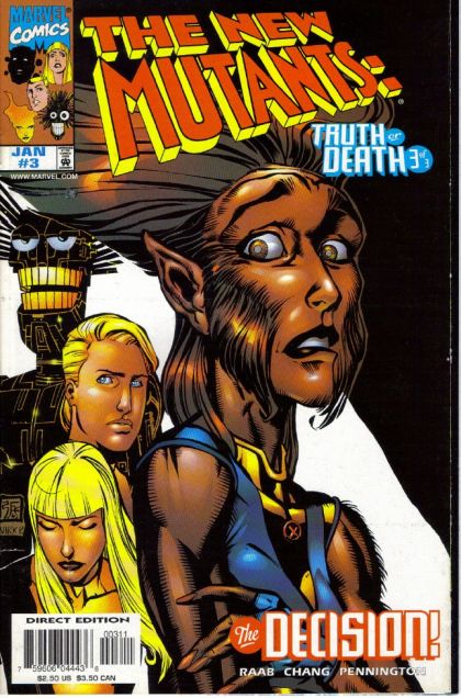 New Mutants: Truth or Death Letting Go |  Issue#3A | Year:1997 | Series: New Mutants | Pub: Marvel Comics | Direct Edition