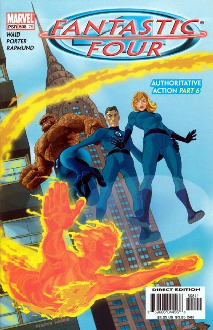 Fantastic Four, Vol. 3 Authoritative Action, Part 6 |  Issue#508A | Year:2003 | Series: Fantastic Four | Pub: Marvel Comics | Direct Edition