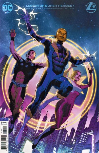 Legion of Super-Heroes, Vol. 8 The Legion Of Super-Heroes! |  Issue#1B | Year:2019 | Series: Legion of Super-Heroes | Pub: DC Comics | Variant Jim Cheung Card Stock Cover