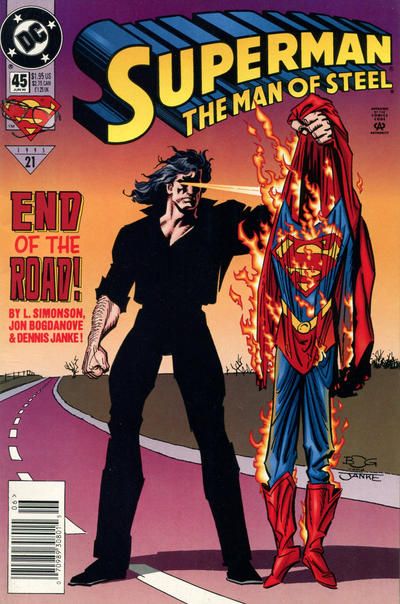 Superman: The Man of Steel Superman No More |  Issue#45B | Year:1995 | Series: Superman | Pub: DC Comics | Newsstand Edition