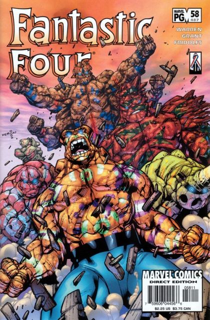 Fantastic Four, Vol. 3 The Ever-Lovin', Blue-Eyed End of the World, Part 2 |  Issue#58A | Year:2002 | Series: Fantastic Four | Pub: Marvel Comics | Keron Grant Regular