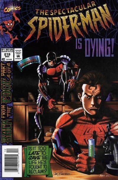 The Spectacular Spider-Man, Vol. 1 Back From the Edge - Part 4: Two of a Kind |  Issue#219B | Year:1994 | Series: Spider-Man | Pub: Marvel Comics