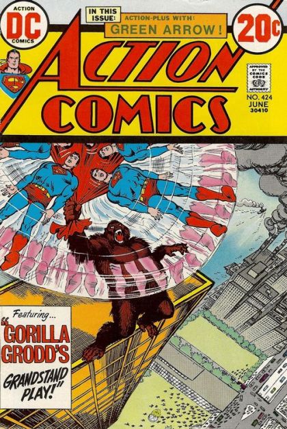 Action Comics, Vol. 1 Gorilla Grodd's Grandstand Play! / The Candy Kitchen Caper! |  Issue#424 | Year:1973 | Series:  | Pub: DC Comics |