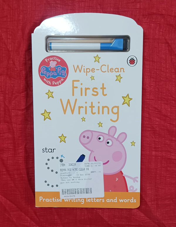 Wipe-clean first writing | One Line Story  Book | For 0-2 Years Old | Board Book | SKU: 2405_101_A101