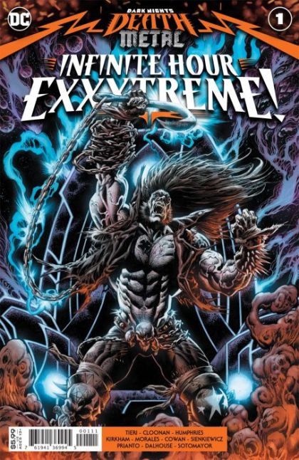 Dark Nights: Death Metal - Infinite Hour Exxxtreme! Dark Nights: Death Metal - The Batman Who Frags / What the Frag is a Death Metal Anyway?! / Lobo Land! |  Issue#1A | Year:2020 | Series:  | Pub: DC Comics | Regular Kyle Hotz Cover