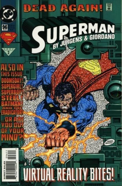 Superman, Vol. 2 Dead Again, Mindscape |  Issue#96A | Year:1994 | Series: Superman | Pub: DC Comics | Direct Edition