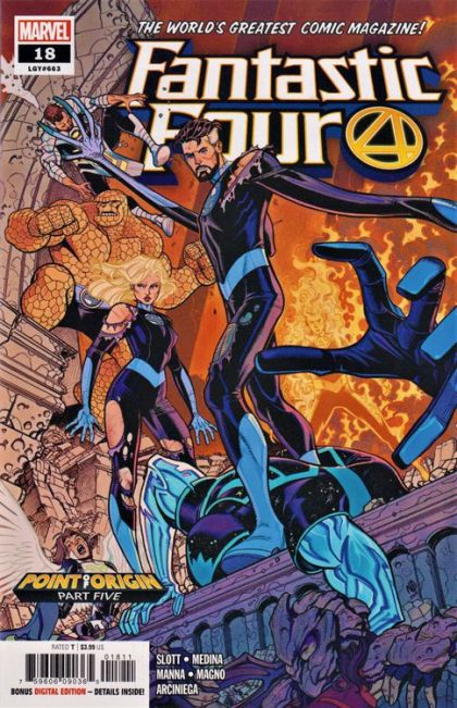 Fantastic Four, Vol. 6 Point of Origin |  Issue#18A | Year:2020 | Series: Fantastic Four | Pub: Marvel Comics | Nick Bradshaw Regular