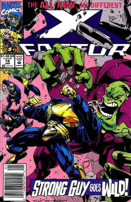 X-Factor, Vol. 1 Politically Incorrect |  Issue#74B | Year:1991 | Series: X-Factor | Pub: Marvel Comics