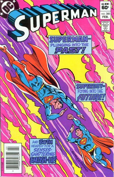 Superman, Vol. 1 A Mind-Switch In Time |  Issue#380B | Year:1982 | Series: Superman | Pub: DC Comics | Newsstand Edition