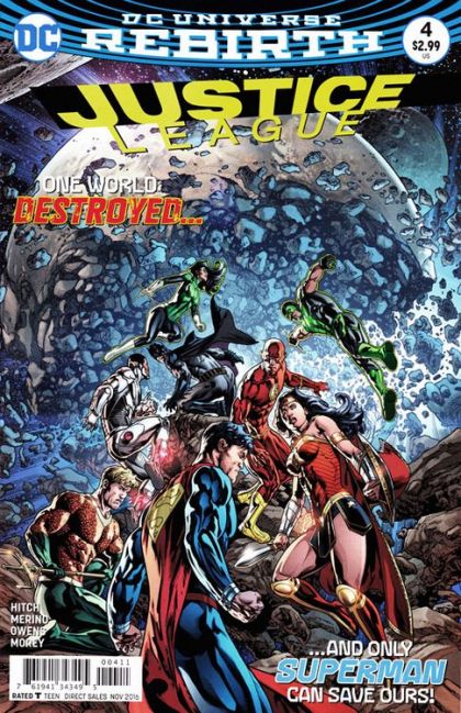 Justice League, Vol. 2 The Extinction Machines, Part Four |  Issue#4A | Year:2016 | Series: Justice League | Pub: DC Comics | Regular Fernando Pasarin Cover