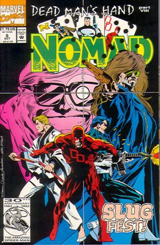 Nomad, Vol. 2 Dead Man's Hand - Part 8: The Mortal Coil Shuffle |  Issue#6A | Year:1992 | Series: Nomad | Pub: Marvel Comics | Direct Edition