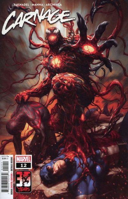 Carnage, Vol. 3  |  Issue#12A | Year:2023 | Series:  | Pub: Marvel Comics | Kendrick Lim Regular