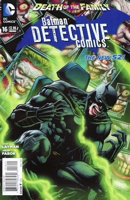 Detective Comics, Vol. 2 Death of the Family - Nothin' But Smiles / Pecking Order |  Issue#16A | Year:2013 | Series: Batman | Pub: DC Comics | Jason Fabok Regular Cover