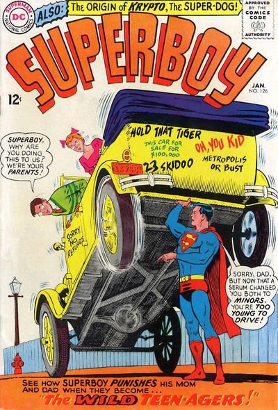 Superboy, Vol. 1 The Wild Teen-Agers |  Issue#126 | Year:1966 | Series: Superboy | Pub: DC Comics |