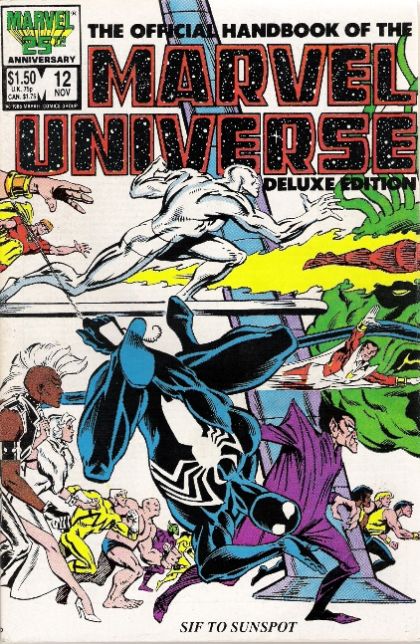 Official Handbook of the Marvel Universe: Deluxe Edition (Vol. 2) Sif to Sunspot |  Issue#12A | Year:1986 | Series: Official Handbook of the Marvel Universe | Pub: Marvel Comics | Direct Edition