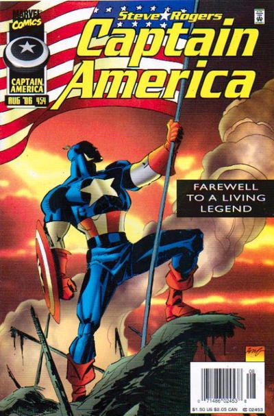 Captain America, Vol. 1 Sanctuary |  Issue#454B | Year:1996 | Series: Captain America | Pub: Marvel Comics | Newsstand Edition