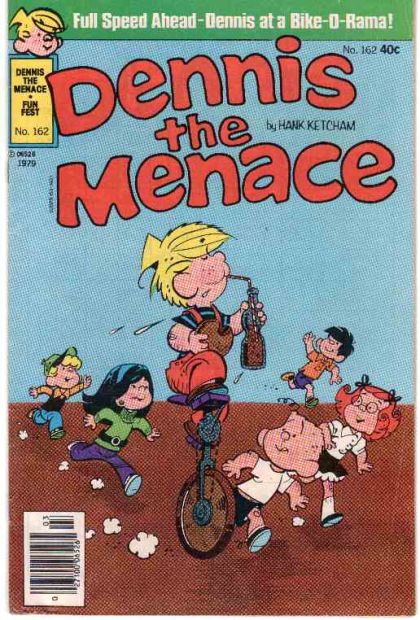 Dennis the Menace Full Speed Ahead - Dennis At A Bike-O-Rama |  Issue#162 | Year:1979 | Series: Dennis the Menace | Pub: Fawcett Publications |