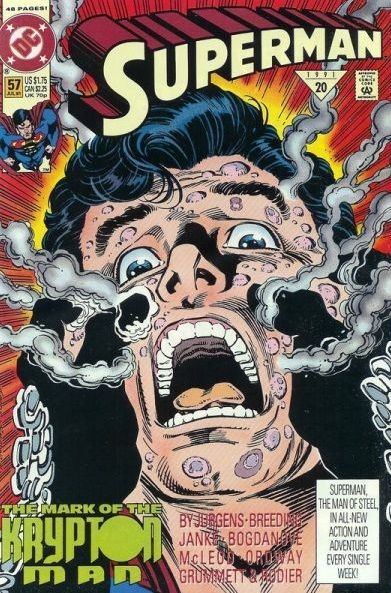 Superman, Vol. 2 Return of the Krypton Man |  Issue#57A | Year:1991 | Series: Superman | Pub: DC Comics | Direct Edition