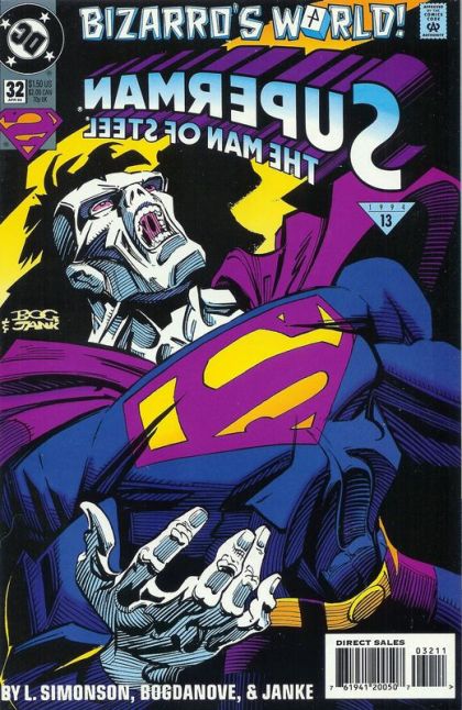 Superman: The Man of Steel Bizarro's World - Love & Death |  Issue#32A | Year:1994 | Series: Superman | Pub: DC Comics | Direct Edition