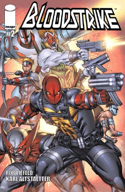 Bloodstrike, Vol. 2 Leverage or Dude, Who Stole My Co€k? |  Issue#2A | Year:2015 | Series:  | Pub: Image Comics | Rob Liefeld Regular