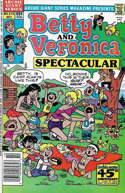 Archie Giant Series Betty and Veronica Spectacular |  Issue#575B | Year:1987 | Series:  | Pub: Archie Comic Publications | Canadian Price Variant