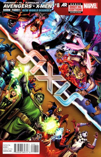 Avengers & X-Men: Axis Axis - New World Disorder, Chapter 2 |  Issue#8A | Year:2014 | Series:  | Pub: Marvel Comics | Jim Cheung Regular Cover