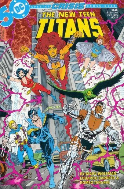 The New Teen Titans, Vol. 2 Crisis On Infinite Earths - Crisis |  Issue#13 | Year:1985 | Series: Teen Titans | Pub: DC Comics |