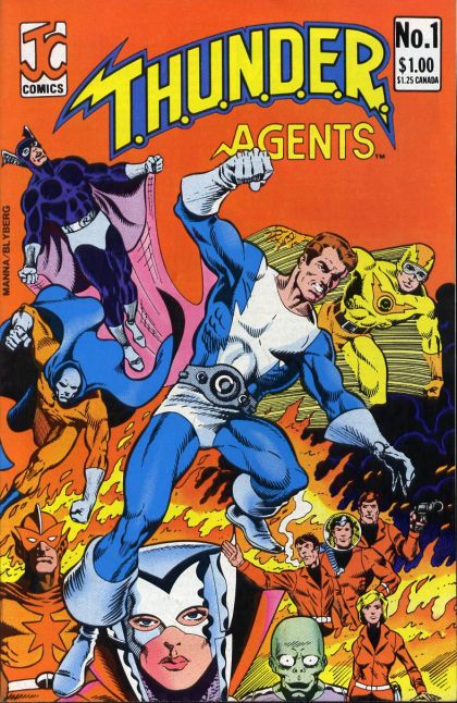 T.H.U.N.D.E.R. Agents, Vol. 2 The Invasion Begins! / Lightning! / Raven! / Thunder Squad! / Dynamo! |  Issue#1 | Year:1983 | Series: T.H.U.N.D.E.R. Agents | Pub: JC Comics |